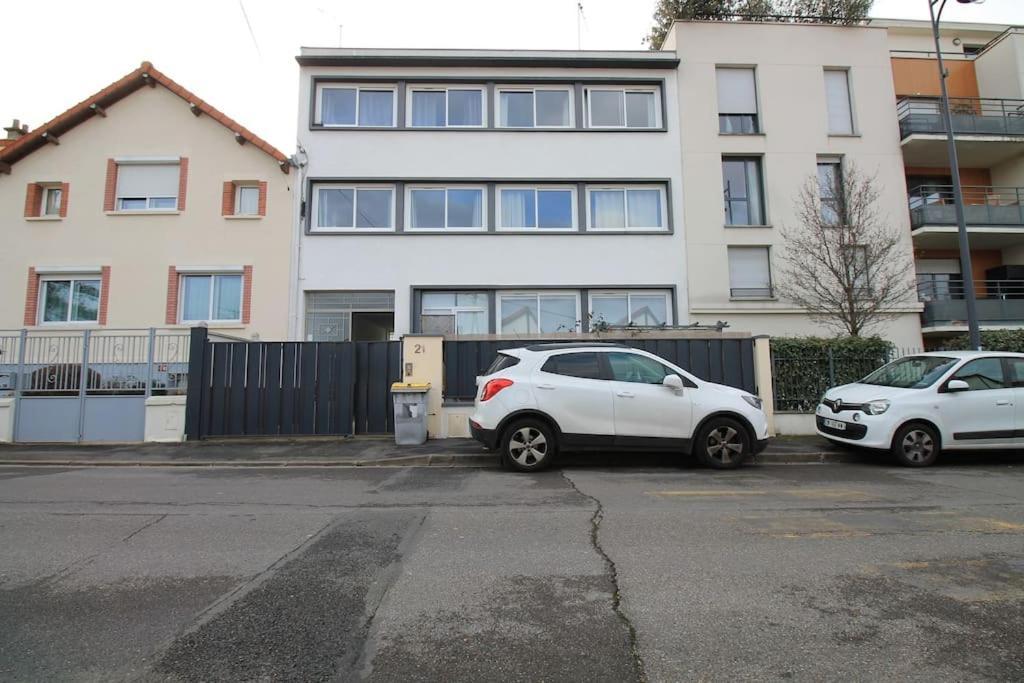 Escale-Marne Fr - 102 - Free Parking - Free Luggage Storage - All Equipped - Linen Included - Washing Machine - 10Mn Walk Metro 8 - Rer A - Panoramic View - From 1 To 4 Guests メゾン・アルフォール エクステリア 写真