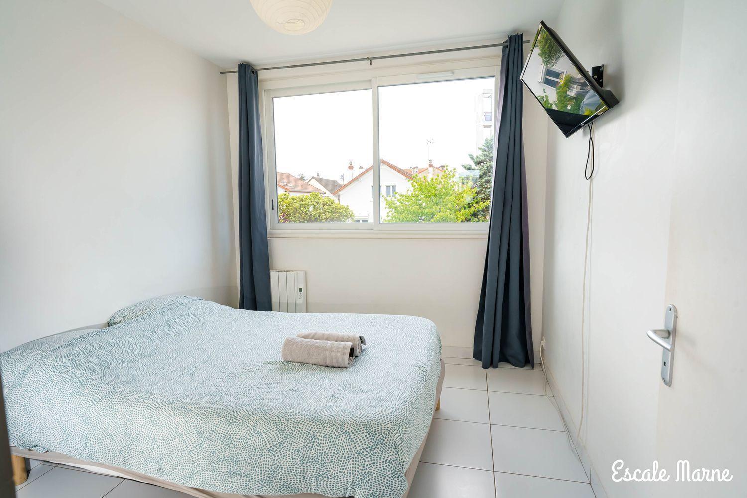 Escale-Marne Fr - 102 - Free Parking - Free Luggage Storage - All Equipped - Linen Included - Washing Machine - 10Mn Walk Metro 8 - Rer A - Panoramic View - From 1 To 4 Guests メゾン・アルフォール エクステリア 写真