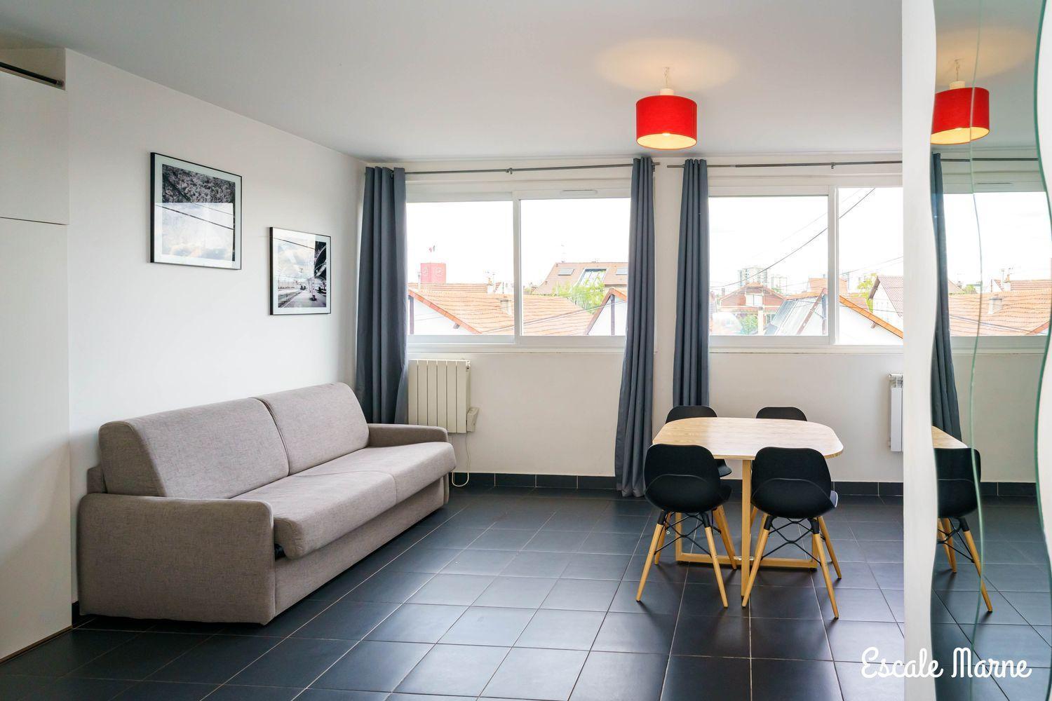 Escale-Marne Fr - 102 - Free Parking - Free Luggage Storage - All Equipped - Linen Included - Washing Machine - 10Mn Walk Metro 8 - Rer A - Panoramic View - From 1 To 4 Guests メゾン・アルフォール エクステリア 写真