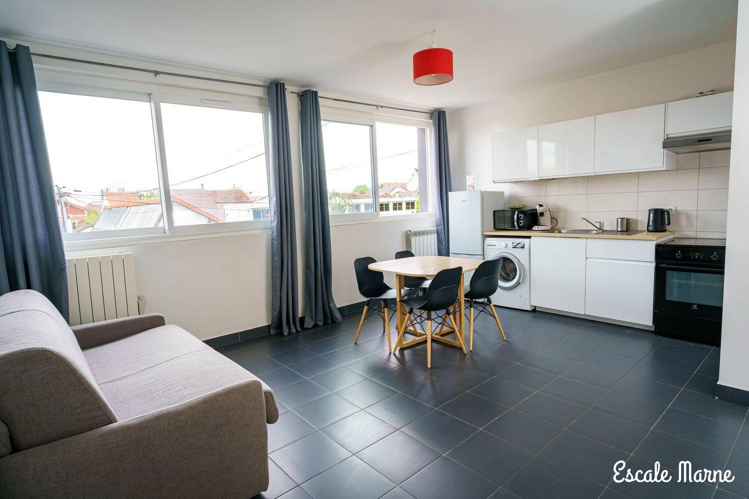 Escale-Marne Fr - 102 - Free Parking - Free Luggage Storage - All Equipped - Linen Included - Washing Machine - 10Mn Walk Metro 8 - Rer A - Panoramic View - From 1 To 4 Guests メゾン・アルフォール エクステリア 写真